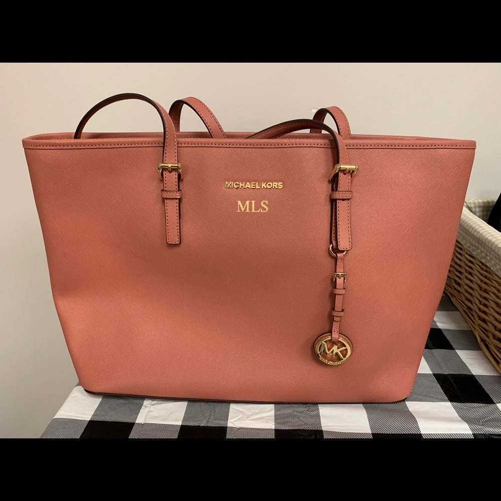 Monogrammed Michael Kors Tote